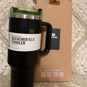 Web Stanley Black and Green Quencher H2.0 Tumbler